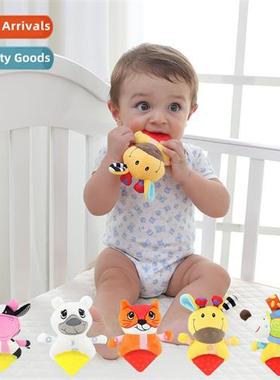 Dolery animal teething h rattles baby teething baby plush to