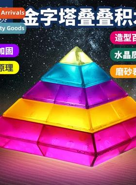 Wisdom hundred change pyramid blocks childrens toys puzzle m