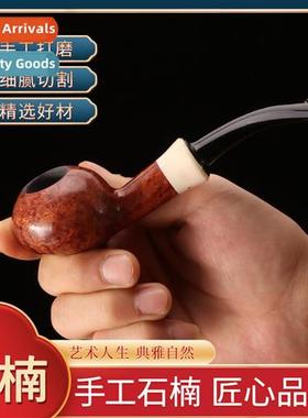 briar wood pipe dry pipe h polished solid wood pipe heat res