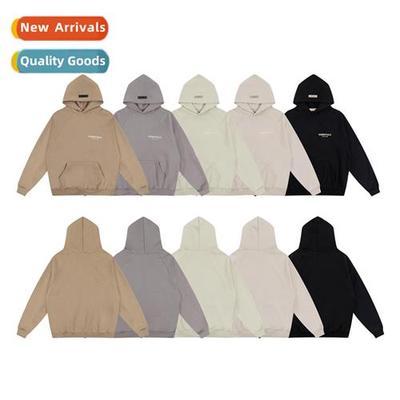 FOG Essentials 23SS Flocked Logo Letter Padded Hooded Sweats