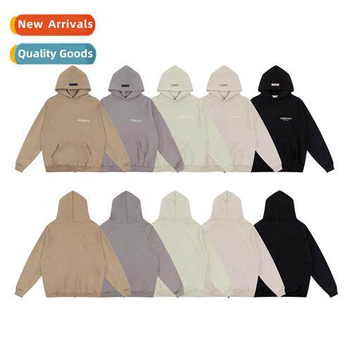 FOG Essentials 23SS Flocked Logo Letter Padded Hooded Sweats