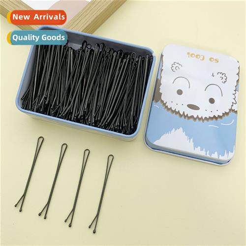 2 yuan store black pin Korean versi  a word clip girl side c