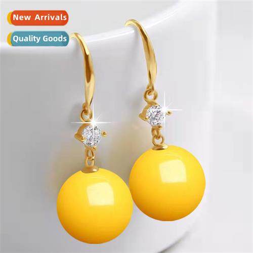 Ethnic style lerary retro imati beeswax earrings female chal