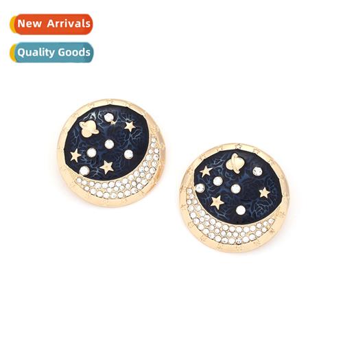 persalized exaggerated oil drop star earrings fashi design
