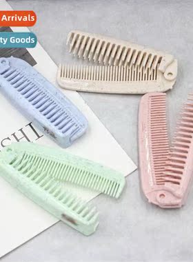 Folding comb portable dual-use cute anti-static comb plastic