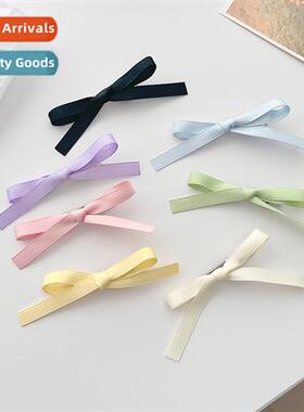 Sweet and lovely candy-coloured bow hairpin girls simple hai