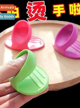 Microwave heat insulati food-grade silice anti-scald finger