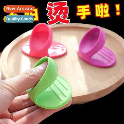 Microwave heat insulati food-grade silice anti-scald finger