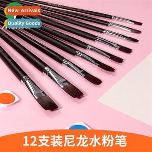 Nyl Flat Peak Acrylic Oil G1640 Burgundy Bru Brushes