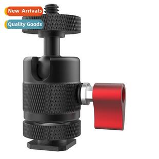 Tripod ball head hot shoe gimbal head Metal head gimbal head