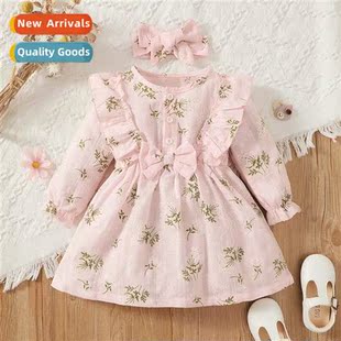 2022 new fall flowe children winter small Girls