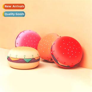 New creative hamburger timer kchen mechanical countdown time