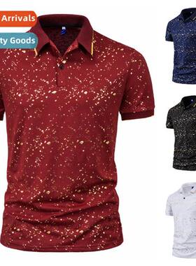 2021 Europe and  Uned States fashi spots hot gold printing s