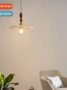 Scinavian retro simple ins style glass chelier brass art  be