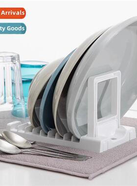 inomata Japan imported plate organizer rack plate shelf kche