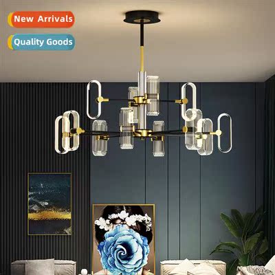 Scinavian light luxury living room chelier simple modern atm