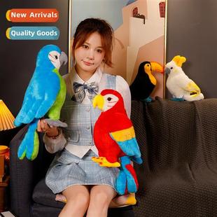 doll plush bird Chil June macaw ornament Simulati toy