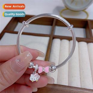 female cute kty cat bow girlfriend bracelet student sweet