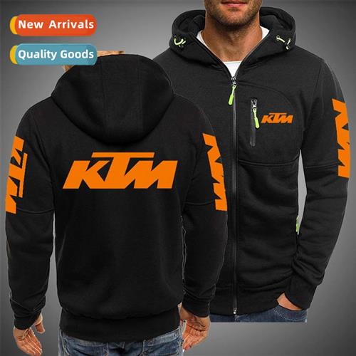 Spring  lg-sleeved top zipper hooded multi-color large size