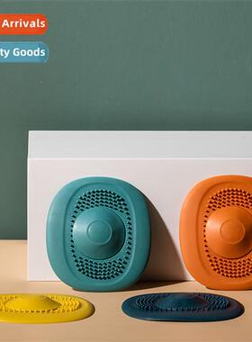 Scinavian style round disc sink anti-blocking floor drain co