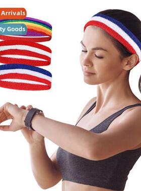 Rainbow Sports Headbs Outdoor Running Fness Sports Hairbs To