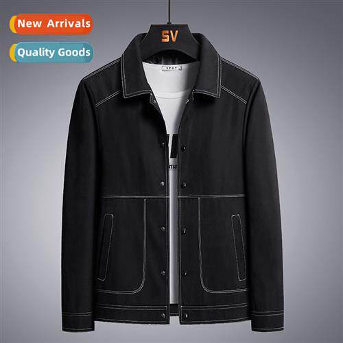 Workwear jacket lambs wool fall and winter mens business cas