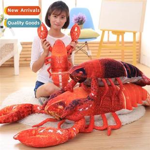 Simulati 3D Printed Lobster Plush Toy Pillow Cushi