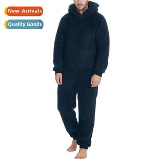 mens padded thickened 2023 jumpsu winter wool hoo fall