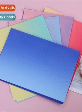 17 grams  two-color gradient rainbow copy paper flowers and