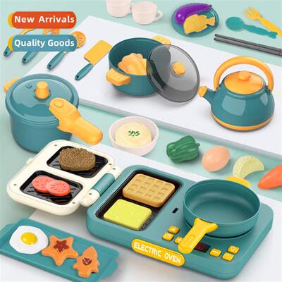 Childrens toys play house simulati kchen toys cooking barbec