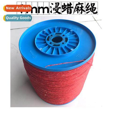 Work barrel 1mm waxed red sisal rope outdoor fire starter do