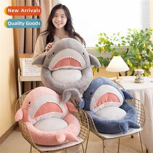 comfortable shark New plush cushi carto slip insulati