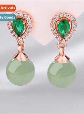 Water drop retro jadee zircia earrings female imati  field j