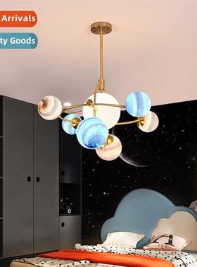 Wering Earth chelier childrens room lights boys bedroom ligh