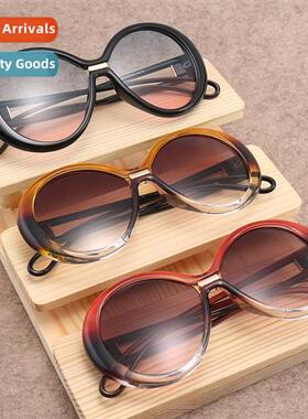 20035 new round sunglasses 2019 fashi sunglasses men  women
