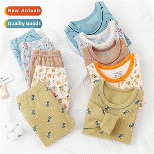 cott flowe pajamas small wear home girls and boys new Autumn
