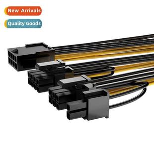 Power 2pin Cable Adapter VGA Male Dual Female 8pin