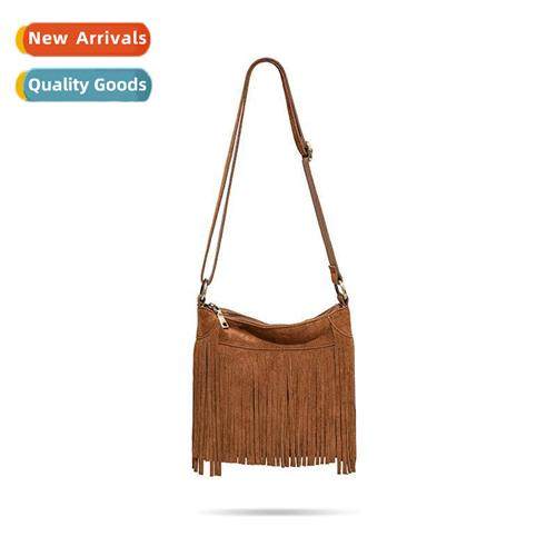 Korea ins Je Soo Lin Retro Tassel Bag Single Shoulder Crossb