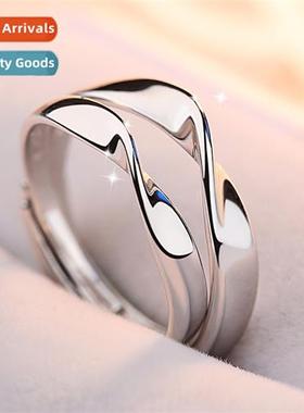n 925 silver plated Möbius ring couples ring live ring a pa