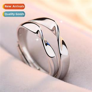 n 925 silver plated Möbius ring couples ring live ring a pa