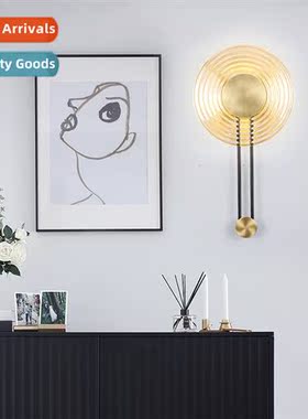 Post-modern minimalist living room background wall decorativ