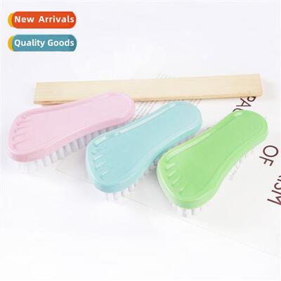 Multifunctial cleaning brush plastic feet laundry brush hous
