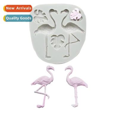DIY Baking Flamingo Turtle Leaf Cake Chocolate Fdant Mould F