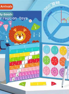 Magnetic Fracti Learning  Grade 3-5 Elementary School Math T