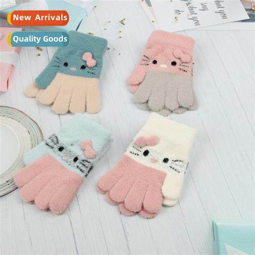 Cute carto new childrens full-finger middle and large childr