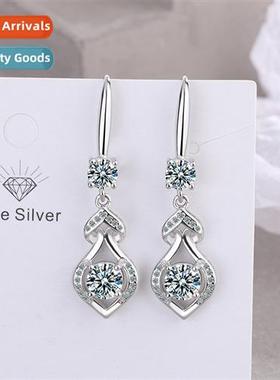 Earrings wh zircium stud earrings drop-shaped earrings fashi