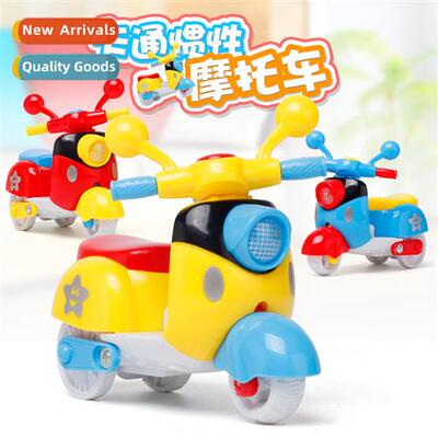 Childrens toys  large creative carto inertia car motorcycle