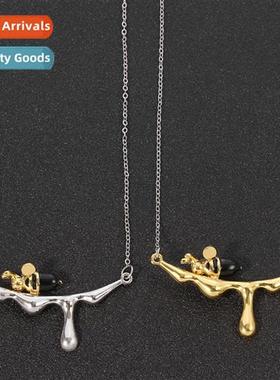 Tanabata small bee necklace Europe and  Uned States new fash