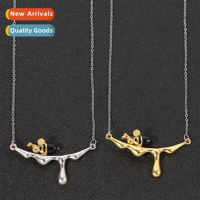 Tanabata small bee necklace Europe and  Uned States new fash