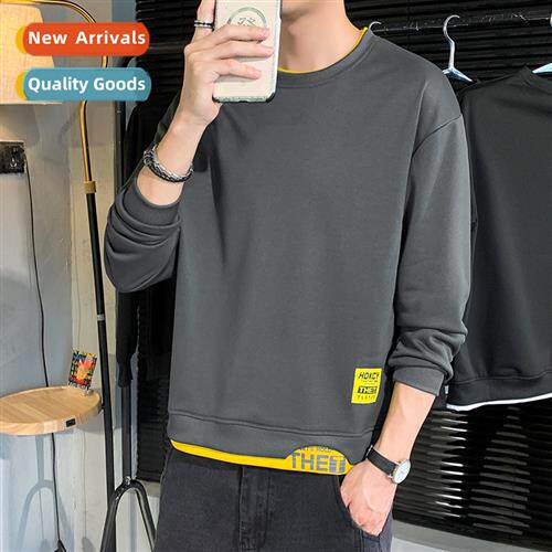Round neck sweater mens spring  autumn new casual versatile
